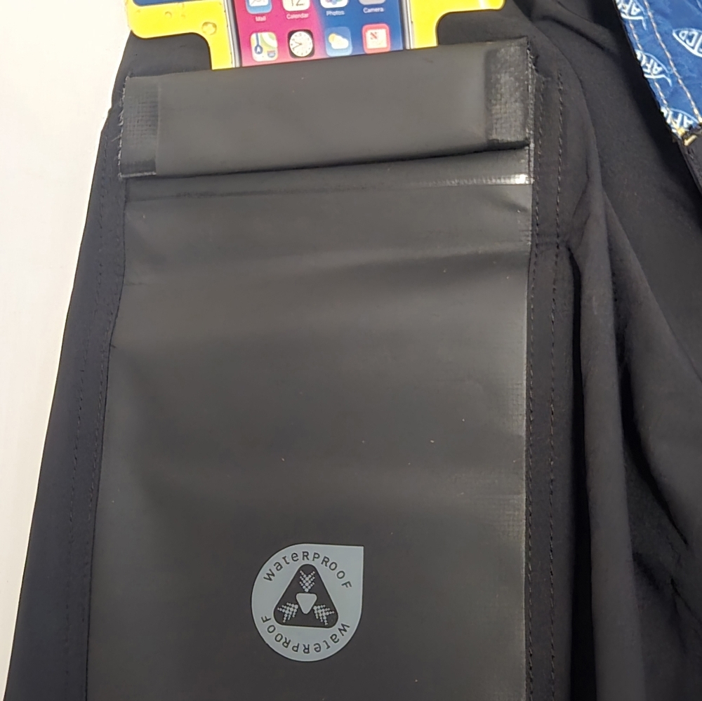 AFTCO Black Shorts with Blue Inner Waistband. M97 Overboard, Black - Picture 3 of 8